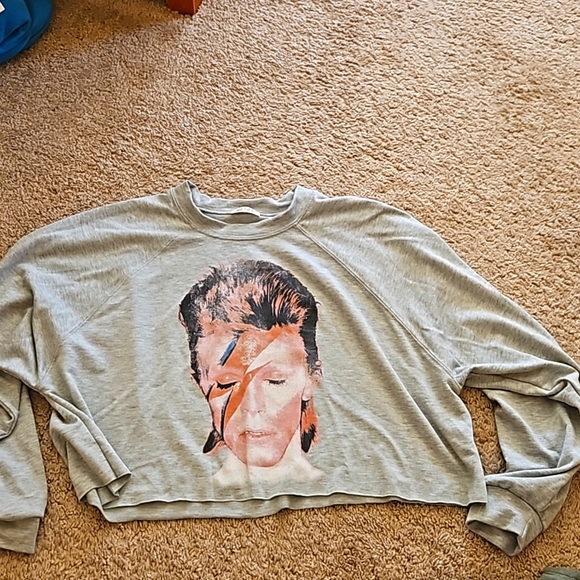 david bowie Tops - David Bowie sweatshirt, sz xs